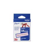 Brother TZe-RE54 - Seidig - Gold auf Pink - Rolle (2,4 cm x 4 m)