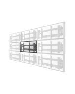 Neomounts LED-VW2000BLACK - Halterung - für Flachbildschirm - verriegelbar - Schwarz - Bildschirmgröße: 81.3-191 cm (32"-75")