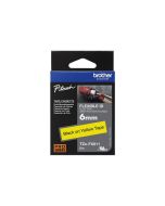 Brother TZe-FX611 - Schwarz auf Gelb - Rolle (0,6 cm x 8 m)
