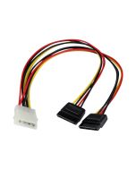 StarTech.com SATA Y-Stromkabel - Splitter Power Y-Kabel mit 2 x SATA intern 1 x Molex (Stecker)