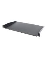 Intellinet 19" Cantilever Shelf, 1U, Shelf Depth 350mm, Non-Vented, Max 25kg, Black, Three Year Warranty - Rack - Regal - Schwarz, RAL 9005 - 1U - 48.3 cm (19")