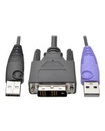 Eaton Tripp Lite Series DVI USB Server Interface w/ Virtual Media & CAC for B064 KVMs TAA