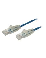 StarTech.com 3m Slim LSZH CAT6 Ethernet Cable, 10 Gigabit Snagless RJ45 100W PoE Patch Cord, CAT 6 10GbE UTP Network Cable w/Strain Relief, Blue, ETL, Low Smoke Zero Halogen - Category 6 - 28AWG (N6PAT300CMBLS)