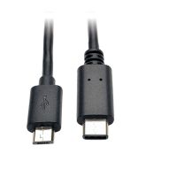 Eaton U040-006-MICRO - 1,83 m - Micro-USB B - USB C - USB 2.0 - Männlich/Männlich - Schwarz