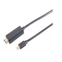 ShiverPeaks BS10-53025 - 1 m - Mini DisplayPort - HDMI - Männlich - Männlich - Gold