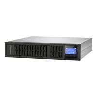 BlueWalker PowerWalker VFI 1000CRM LCD - USV (in Rack montierbar/extern) - 800 Watt - 1000 VA 9 Ah - RS-232, USB - Ausgangsanschlüsse: 3 - 2U - 48.3 cm (19")