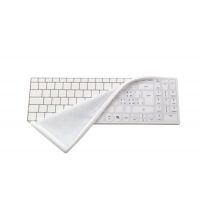 Man-Machine Tastaturabdeckung DE wh. ITs Cool Flat white DE Silikom
