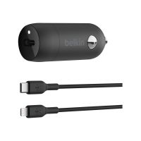 Belkin BOOST CHARGE - Auto-Netzteil - 30 Watt - 3 A - Fast Charge, Power Delivery 3.1 (24 pin USB-C)