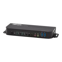 Tripp HDMI KVM, 2-Port 4K 60Hz 4:4:4, HDR, HDCP 2.2 Support, IR Remote and USB Cables