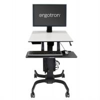 Ergotron WorkFit-C - Single HD Sit-Stand Workstation - Multimedia-Wagen - Schwarz - Grau - 12,7 kg - 76,2 cm (30 Zoll) - 75 x 75,100 x 100,200 x 100,200 x 200 - 360°