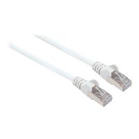 Intellinet Network Patch Cable, Cat7 Cable/Cat6A Plugs, 2m, White, Copper, S/FTP, LSOH / LSZH, PVC, RJ45, Gold Plated Contacts, Snagless, Booted, Lifetime Warranty, Polybag - Netzwerkkabel - RJ-45 (M)