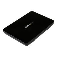 StarTech.com USB 3.1 (10Gbit/s) 2,5 SATA SSD/HDD Festplattengehäuse - USB-C - Mobiler Datenspeicher für Laptops, Tablets mit USB-C Port - Speichergehäuse - 2.5" (6.4 cm)