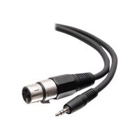 C2G 3ft 3.5mm TRS 3 Position Balanced to XLR Cable