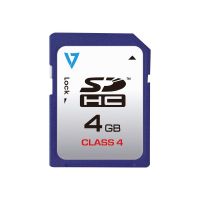 V7 VASDH4GCL4R - Flash-Speicherkarte - 4 GB - Class 4
