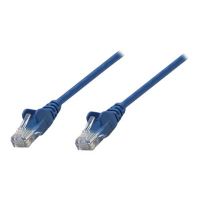 Intellinet Network Patch Cable, Cat6A, 0.25m, Blue, Copper, S/FTP, LSOH / LSZH, PVC, RJ45, Gold Plated Contacts, Snagless, Booted, Polybag - Patch-Kabel - RJ-45 (M)