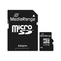 MEDIARANGE Flash-Speicherkarte (microSDHC/SD-Adapter inbegriffen)