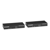 Black Box KVX Series KVM Extender over CATx - 4K, Single-Head, HDMI, USB 2.0, Serial, Audio, Local Video