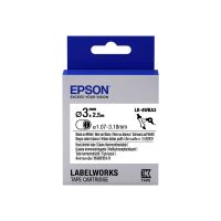 Epson LabelWorks LK-4WBA3 - Schwarz auf Weiß - Rolle (0,3 cm x 2,5 m)