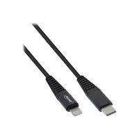 InLine Lightning-Kabel - Lightning männlich zu USB-C männlich - 2 m - Schwarz - für Apple iPad/iPhone/iPod (Lightning)