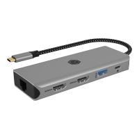ICY BOX IB-DK4012-CPD - Dockingstation - USB-C 3.2 Gen 2