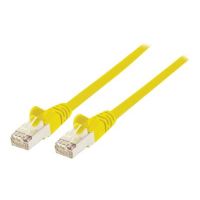 Intellinet Network Patch Cable, Cat7 Cable/Cat6A Plugs, 5m, Yellow, Copper, S/FTP, LSOH / LSZH, PVC, RJ45, Gold Plated Contacts, Snagless, Booted, Polybag - Patch-Kabel - RJ-45 (M)
