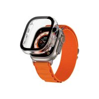 PanzerGlass Bildschirmschutz für Smartwatch - komplettes Gehäuse - Glas - Rahmenfarbe schwarz - für Apple Watch Ultra (49 mm)