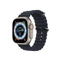 Apple Watch Ultra - 49 mm - Titan - intelligente Uhr mit Ocean band