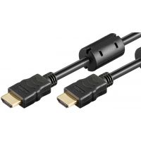 Wentronic Goobay High-Speed-HDMI -Kabel mit Ethernet Ferrite 61304 - Kabel - Digital/Display/Video