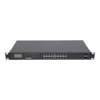 Intellinet 16-Port Gigabit Ethernet PoE+ Switch with 2 SFP Ports, LCD Display, IEEE 802.3at/af Power over Ethernet (PoE+/PoE)