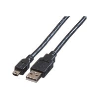 ROLINE USB-Kabel - USB (M) zu Mini-USB, Typ B (M)