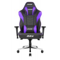 AKRacing Masters Series Max - Gaming-Sessel - 181 kg - Gepolsterter - ausgestopfter Sitz - Gepolsterte - ausgestopfte Rückenlehne - Silber - Aluminium