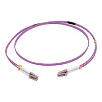 C2G 50m LC/LC OM4 LSZH Fibre Patch - Purple - Patch-Kabel - LC Multi-Mode (M)