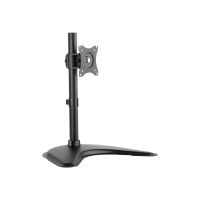 Tripp TV Desk Mount Monitor Stand Single-Display Swivel Tilt for 13" to 27" Displays - Aufstellung - full-motion - für Monitor - Stahl - Schwarz - Bildschirmgröße: 33-68.6 cm (13"-27")