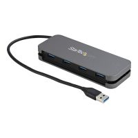 StarTech.com 4 Port USB 3.0 Hub - SuperSpeed 5 Gbit/s USB 3.1 Gen 1 Type-A Verteiler - USB Bus Powered -  28cm USB Host Kabel (HB30AM4AB)