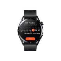 Huawei Watch GT 3 - Active Edition - 46 mm - Black Steel - intelligente Uhr mit Riemen - Flouroelastomer - schwarz - Handgelenkgröße: 140-210 mm - Anzeige 3.6 cm (1.43")
