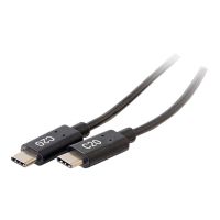 C2G 1.8m (6ft) USB C Cable - USB 2.0 (3A) - M/M USB Type C Cable - Black - USB-Kabel - USB-C (M)