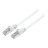 Intellinet Network Patch Cable, Cat7 Cable/Cat6A Plugs, 10m, White, Copper, S/FTP, LSOH / LSZH, PVC, RJ45, Gold Plated Contacts, Snagless, Booted, Lifetime Warranty, Polybag - Netzwerkkabel - RJ-45 (M)