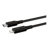 PARAT PARAPROJECT - Lightning-Kabel - 24 pin USB-C männlich zu Lightning männlich - 1 m - Schwarz - für Apple iPad/iPhone/iPod (Lightning)