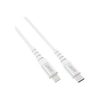 InLine Lightning-Kabel - Lightning männlich zu 24 pin USB-C männlich - 2 m - Silber - für iPad/iPhone/iPod (Lightning)