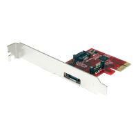 StarTech.com 1x eSATA + 1x SATA 6 Gbit/s PCI Express Schnittstellenkarte - PCIe SATA Controller Adapter Karte - Speichercontroller (RAID)