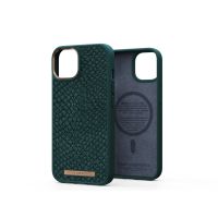 Njord Salm.Leather Magsafe Case iPhone 14 6.1 Green