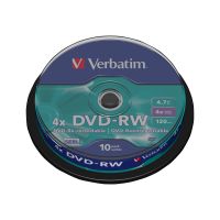 Verbatim DataLifePlus - 10 x DVD-RW - 4.7 GB 4x