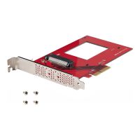 StarTech.com U.3 to PCIe Adapter Card, PCIe 4.0 x4 Adapter For 2.5" U.3 NVMe SSDs, SFF-TA-1001 PCI Express Add-in Card for Desktops/Servers, TAA Compliant - OS Independent (PEX4SFF8639U3)