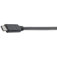 Tripp U428-06N-F USB-C-zu-USB-A-Adapter (Stecker/Buchse) - USB 3.2 Gen 1 (5 Gbit/s) - Thunderbolt 3-kompatibel - 15,24 cm - 0,15 m - USB C - USB A - USB 3.2 Gen 2 (3.1 Gen 2) - Männlich/Weiblich - Schwarz