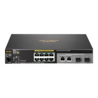 HPE Aruba 2530-8-PoE+ - Switch - managed - 8 x 10/100 + 2 x Gigabit SFP + 2 x 10/100/1000