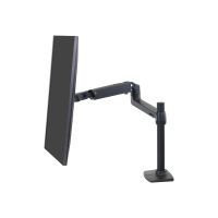 Ergotron Befestigungskit (Gelenkarm, hohe Säule, 2-teilige Tischklemme) - für Monitor - Aluminium - mattschwarz - Bildschirmgröße: bis zu 86,4 cm (bis zu 34 Zoll)