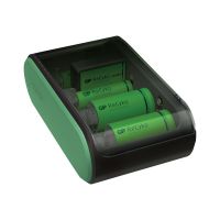 GP Battery GP ReCyko - 8 Std. USB-Batterieladegerät - (für 4xAA/AAA/C/D, 2x9V)