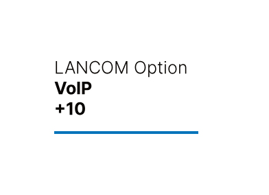 Lancom VoIP Advanced Option - Lizenz - 10 gleichzeitige VoIP-Leitungen