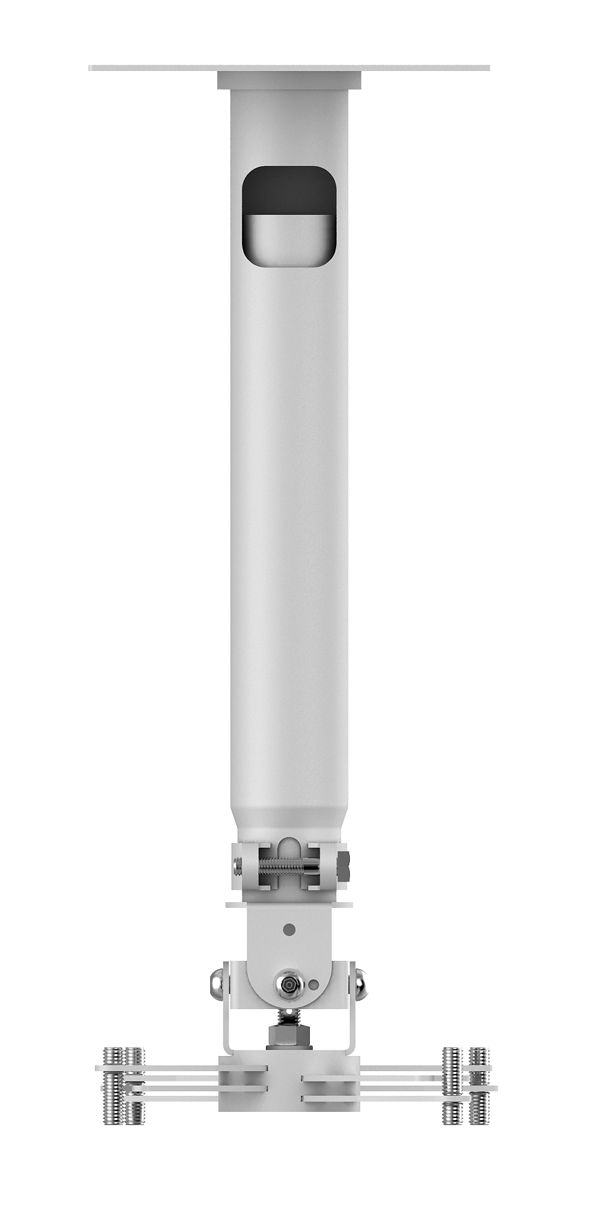 Vision TM-TELE, Zimmerdecke, 10 kg, Weiß, 0 - 90°, 43,7 cm, 73,5 cm