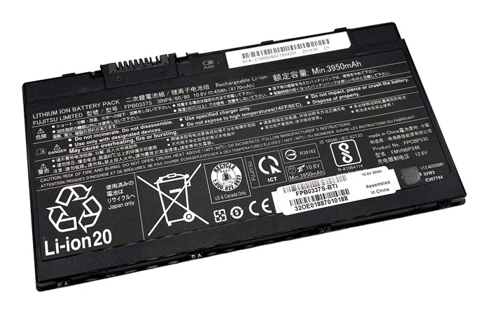 Origin Storage FPB0337S-BTI, Akku, Fujitsu, Lifebook U727, U728, U729, U729X Series Fujitsu LifeBook P728, P727 Series.